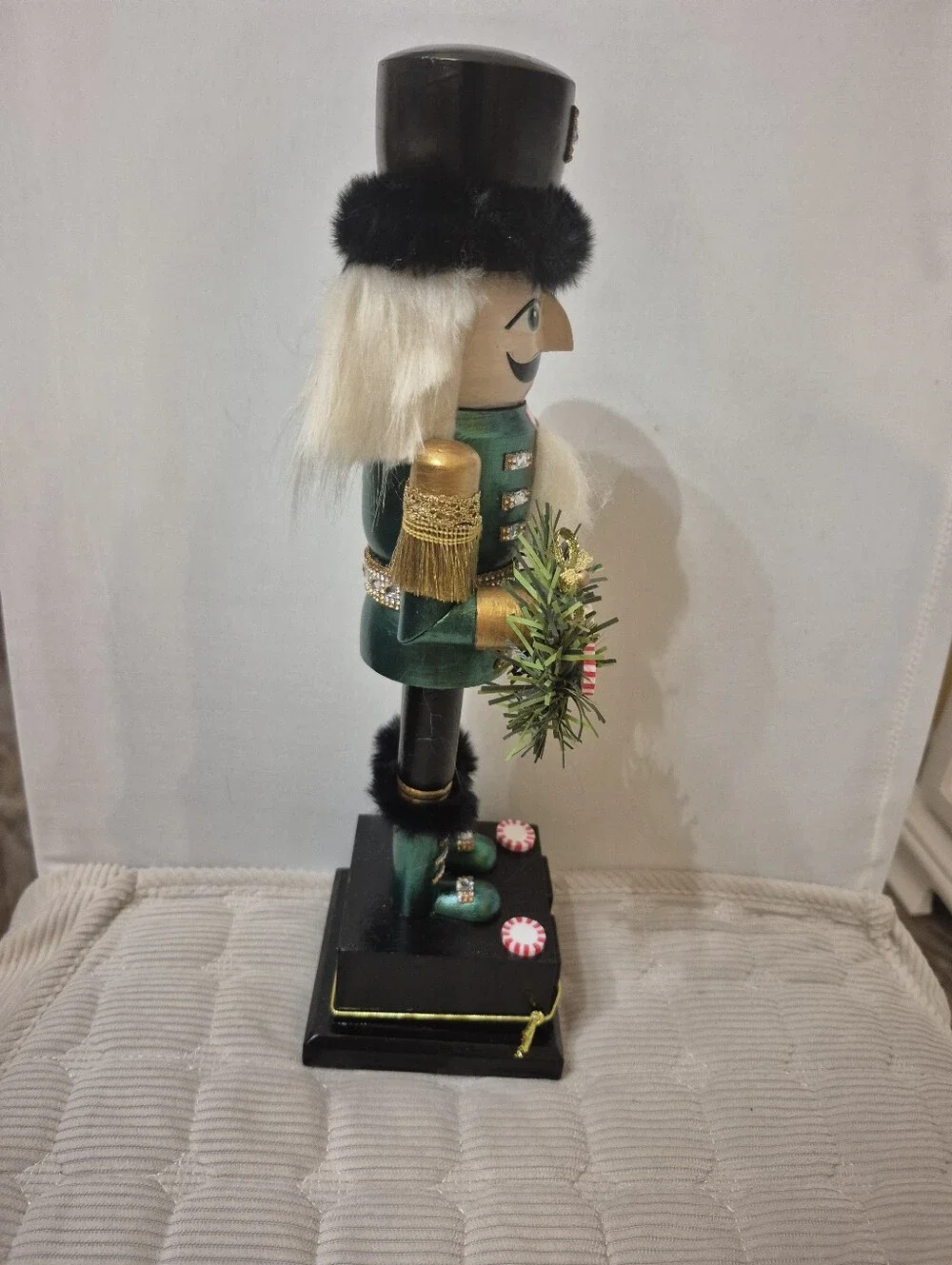 Festive Green and Black Nutcracker Calendar